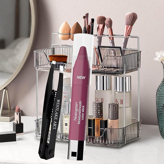 Moisturesmooth Color Stick, 0.11 Oz - Bright Berry Colored Lipstick | Bundled Eyebrow Tweezers - Long-Lasting, Nourishing Moisturizing Lipstick For Women ~ [Pack Of 1]