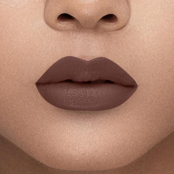 Beauty Bakerie Bitesized Lip Whip Long Lasting Liquid Lipstick for Women, Waterproof Lip Color, Smudge Proof Lip Stain Matte, 2.5mL, Brown Suga