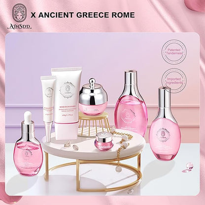 Hyaluronic Acid Anti Aging Skin Care Set Daily Skincare Kit For Women Gift Set 7 Pieces Women Beauty Set Valentine‘s day gift
