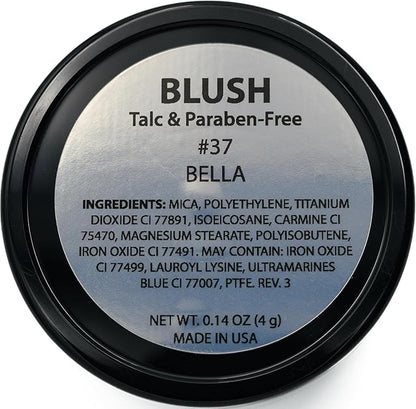 Bella Dark Red Rogue Pink Rouge Rosewood Blush Cruelty Free