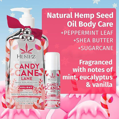 Hempz Holiday Gift Set, Candy Cane Moisturizing