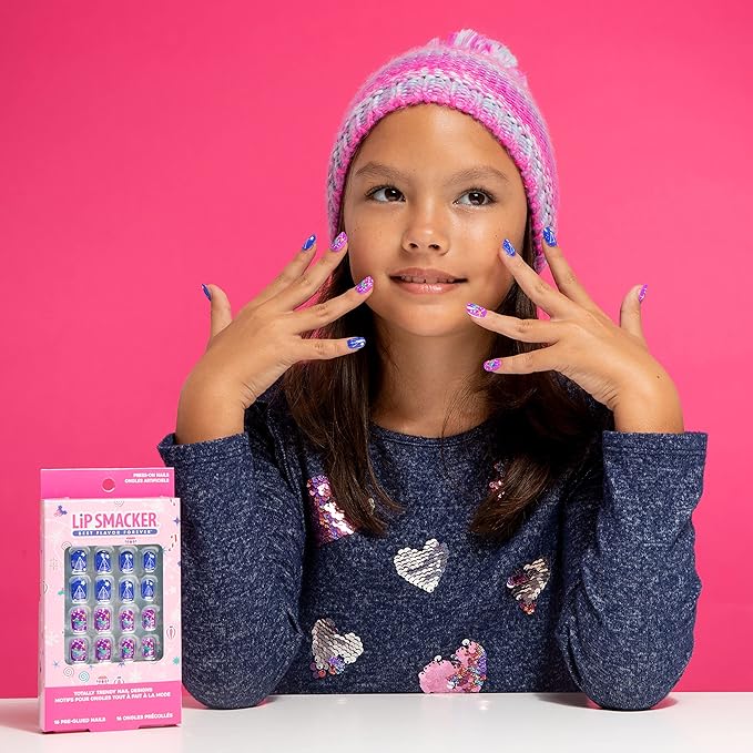 Lip Smacker Disney Princess Holiday Press On Nails Stocking