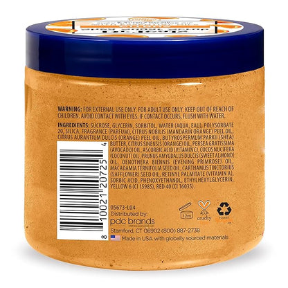 Dr Teal's Shea Sugar Body Scrub, Citrus with Essential Oils & Vitamin C, 19 oz (Pack of 3)