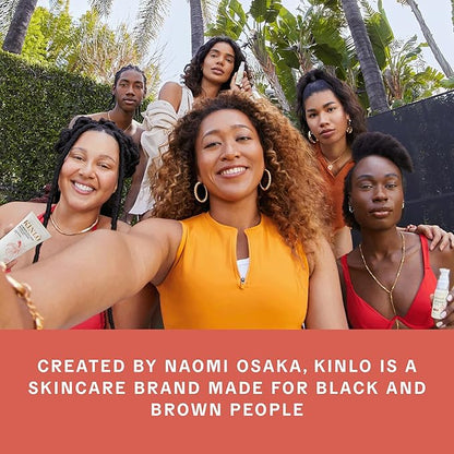 Kinlo Self Care Kit - Facial Oil, Facial Mist, Eye cream, Sweet Orange Coconut Scent Candle | Home SPA Gift Set Mother's Mother's day gift day gift | Black Owned Skincare | Made in USA