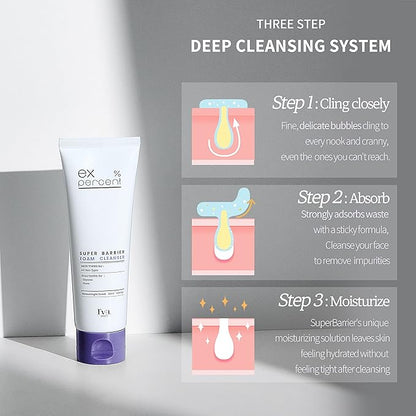 I'VEL Mositure skincare set- Super Barrier Moisture Cream, Foam cleanser