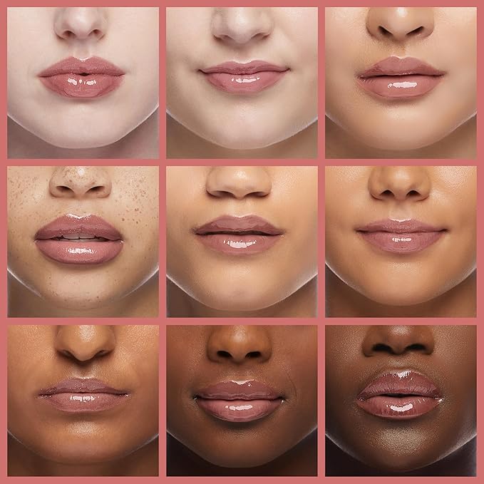 READY TO SHINE Matte Vegan Creamy Satin Lipstick and Clear Lip Glow Set-CRUSH ON YOU (302-Close to You+100-Love Yourself)
