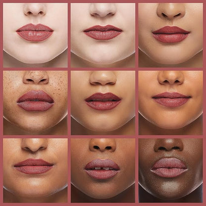 READY TO SHIINE Matte Lipstick for Women, Creamy Satin Finish, Burnt Sienna with a Rosy Orange Twist and Brownish Color, Vegan, Smooth Sheer Moisturizing, CRUSH ON YOU 302 Close to You